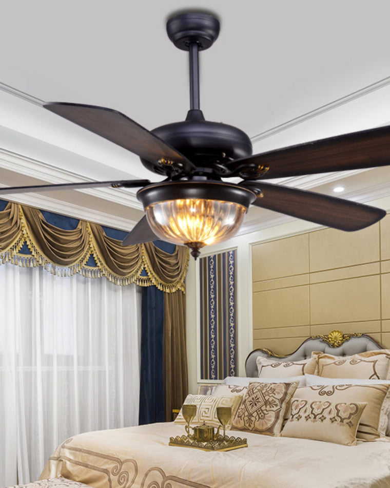 Heritage Walnut Ceiling Fan