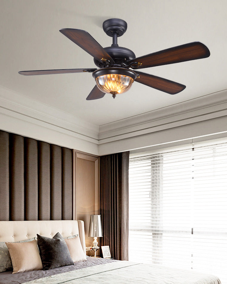 Heritage Walnut Ceiling Fan