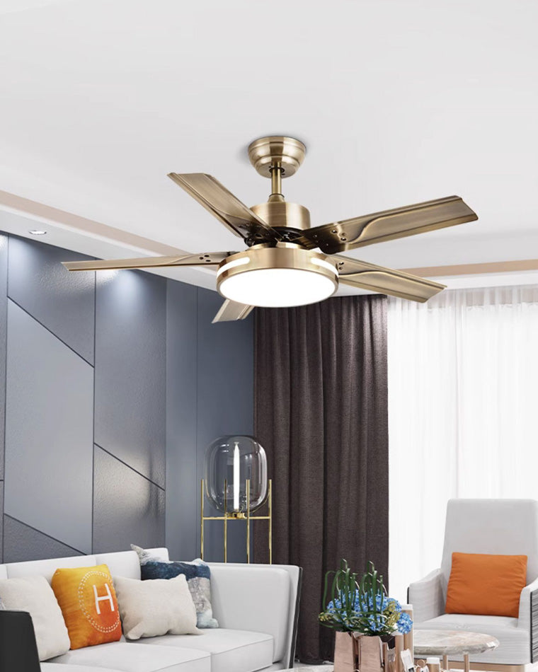 AeroSteel Industrial Metal Ceiling Fan