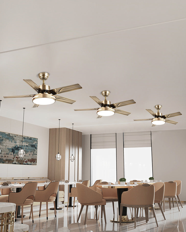 AeroSteel Industrial Metal Ceiling Fan