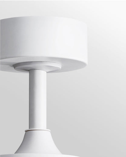 Lumina Fold White Retractable Ceiling Fan with Sleek Design
