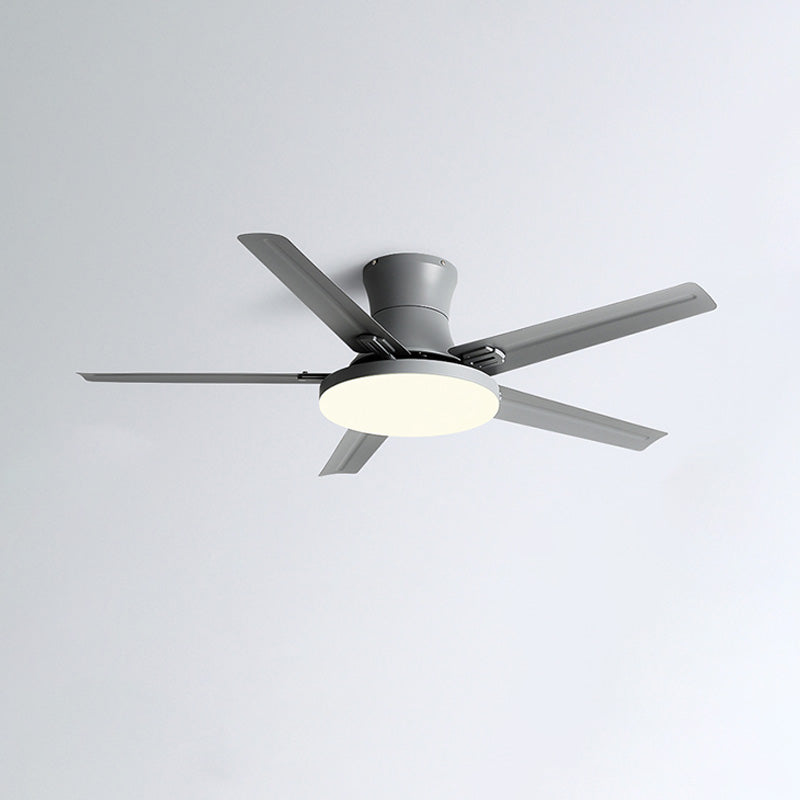 Slim Metal Ceiling Fan – Integrated LED