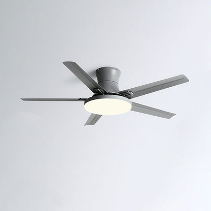 Slim Metal Ceiling Fan – Integrated LED