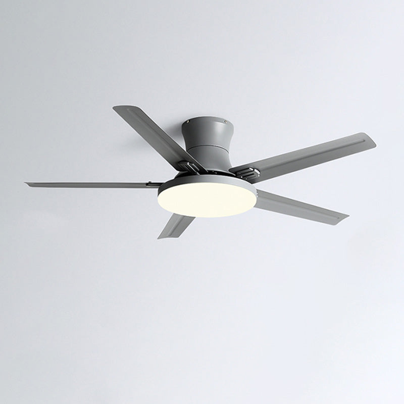 Slim Metal Ceiling Fan – Integrated LED
