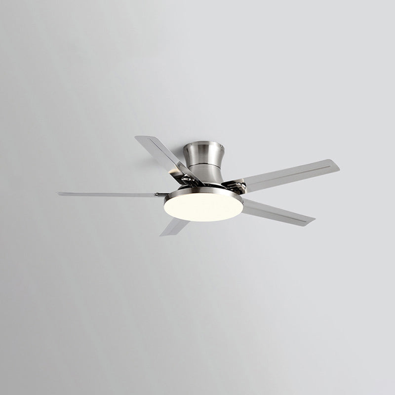 Slim Metal Ceiling Fan – Integrated LED