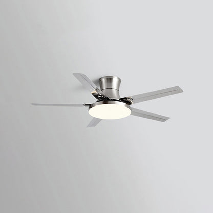 Slim Metal Ceiling Fan – Integrated LED