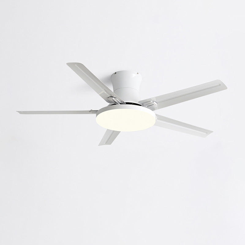 Slim Metal Ceiling Fan – Integrated LED