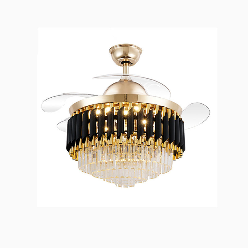 CrystalLux retractable fan