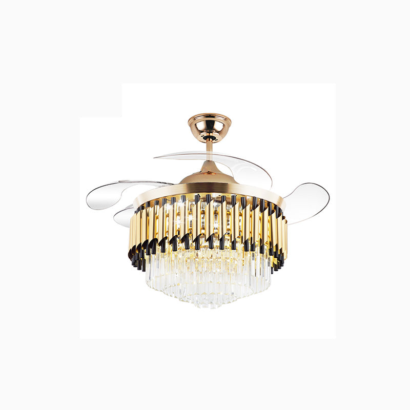 CrystalLux retractable fan