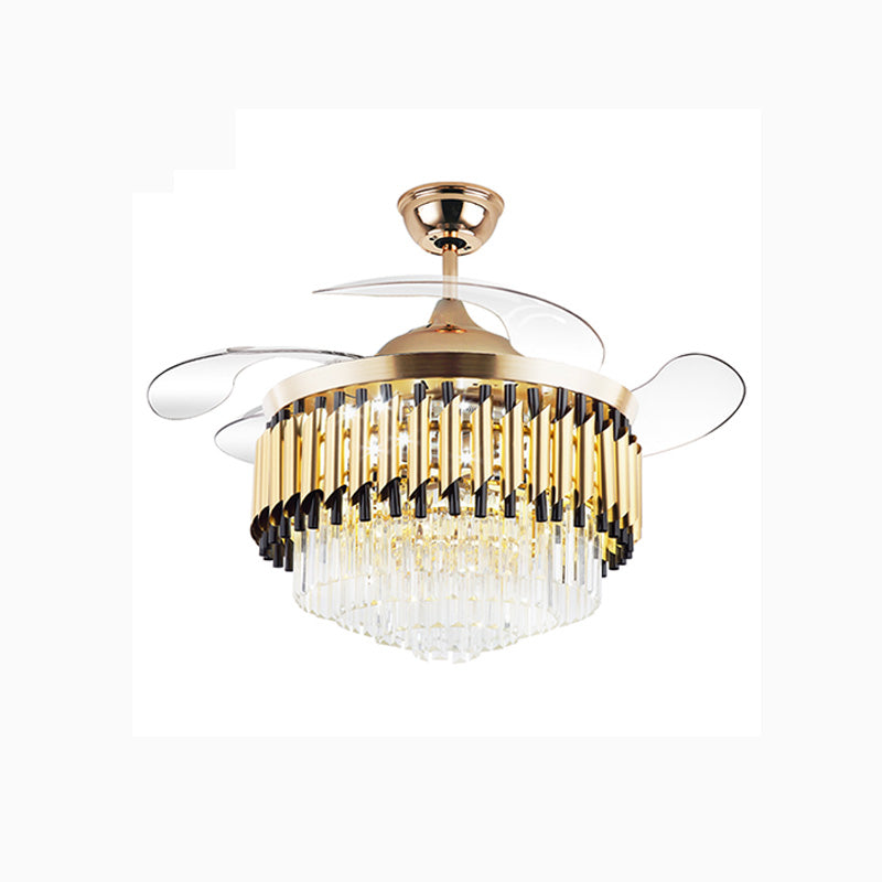 CrystalLux retractable fan