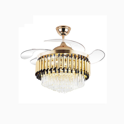 CrystalLux retractable fan