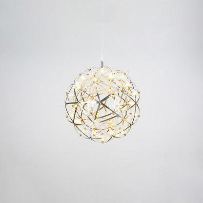 Lustre Céleste en Sphères Lumineuses