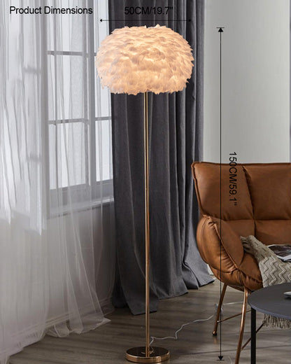 Lampadaire Trépied "Feather"
