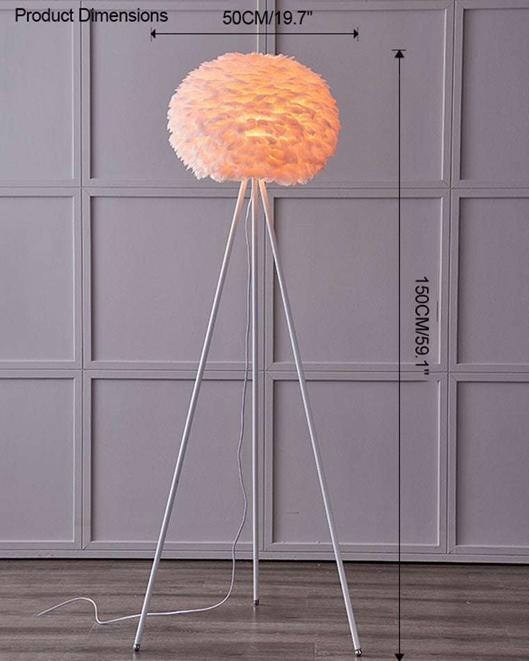 Lampadaire Trépied "Feather"
