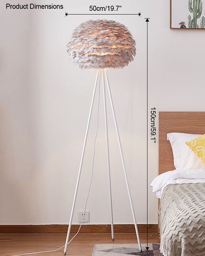 Lampadaire Trépied "Feather"