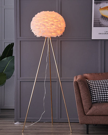 Lampadaire Trépied "Feather"