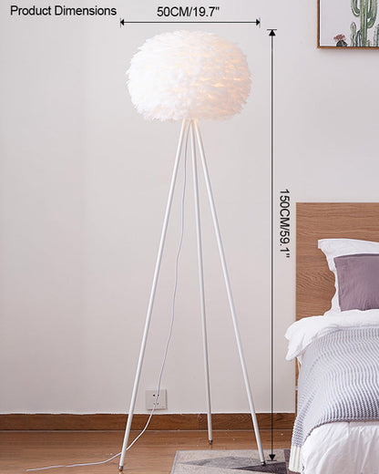 Lampadaire Trépied "Feather"