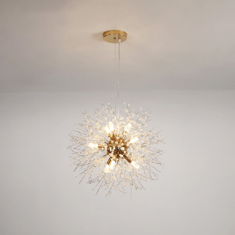 Crystal Chandelier - Dandelion Sparkle
