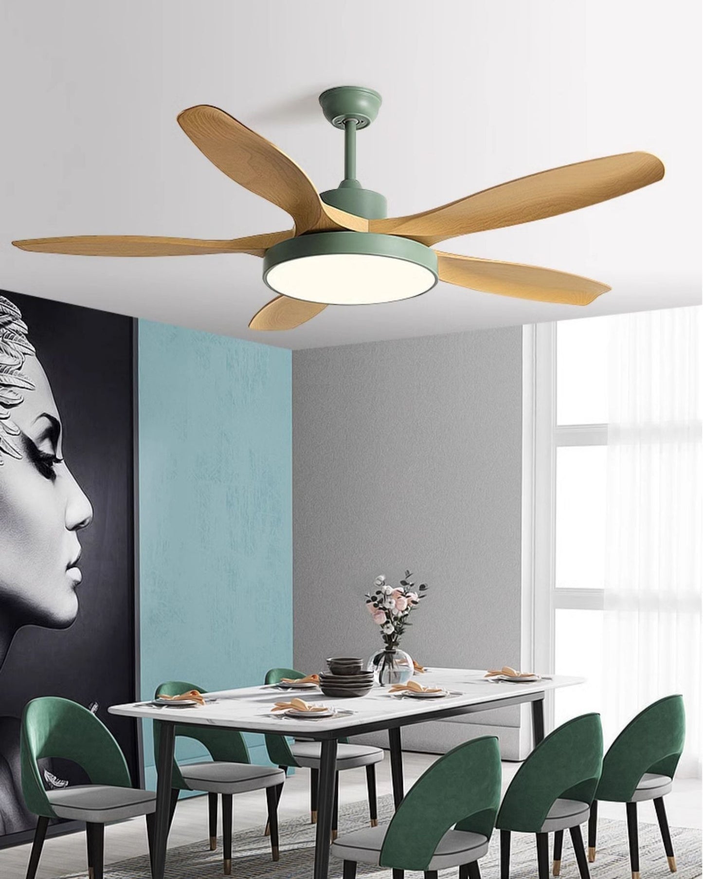 Nordic Five Ceiling Fan