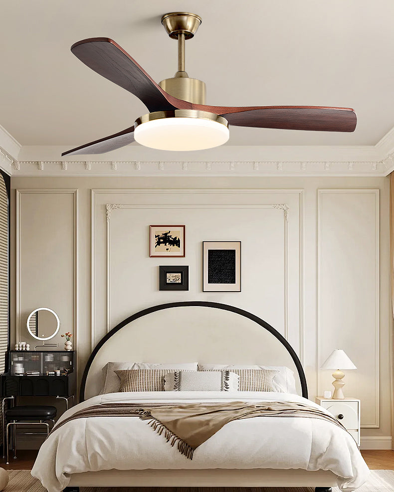 Walnut Radiance Ceiling Fan