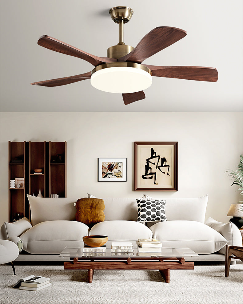 Walnut Radiance Ceiling Fan