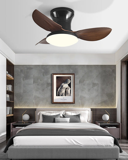 Mini Ventilateur de Plafond Design à Profil Bas