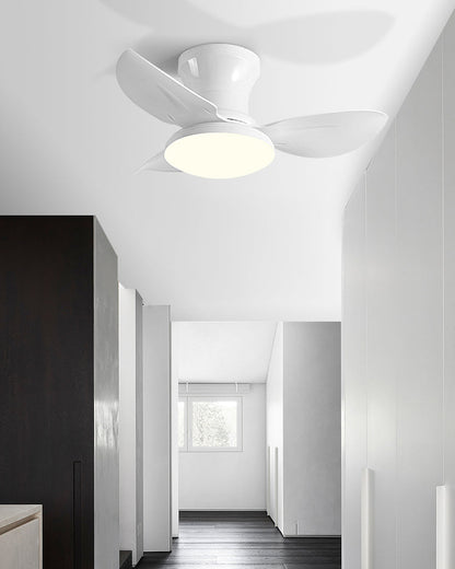 Mini Ventilateur de Plafond Design à Profil Bas