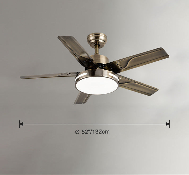 AeroSteel Industrial Metal Ceiling Fan