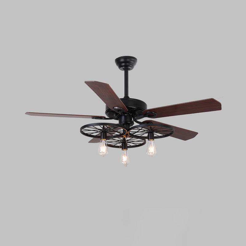 Industrial Ceiling Fan with FerroNox™ Wood Blades