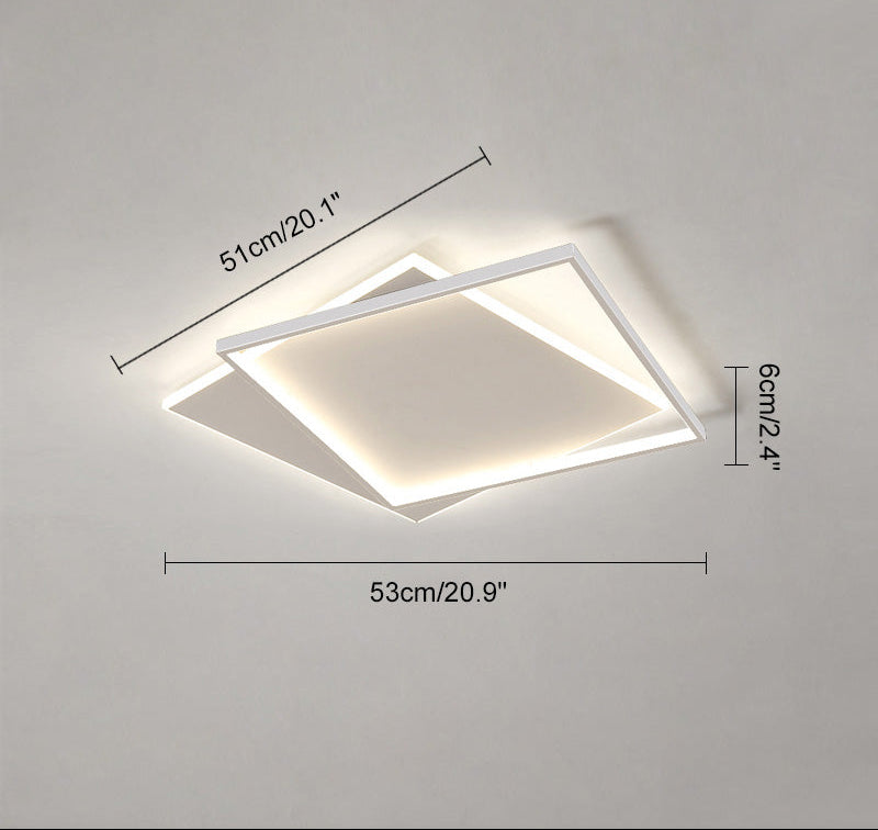 Modern Ultra-Thin Square Ceiling Light