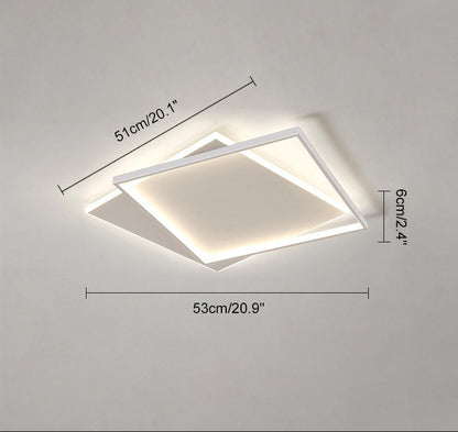 Modern Ultra-Thin Square Ceiling Light