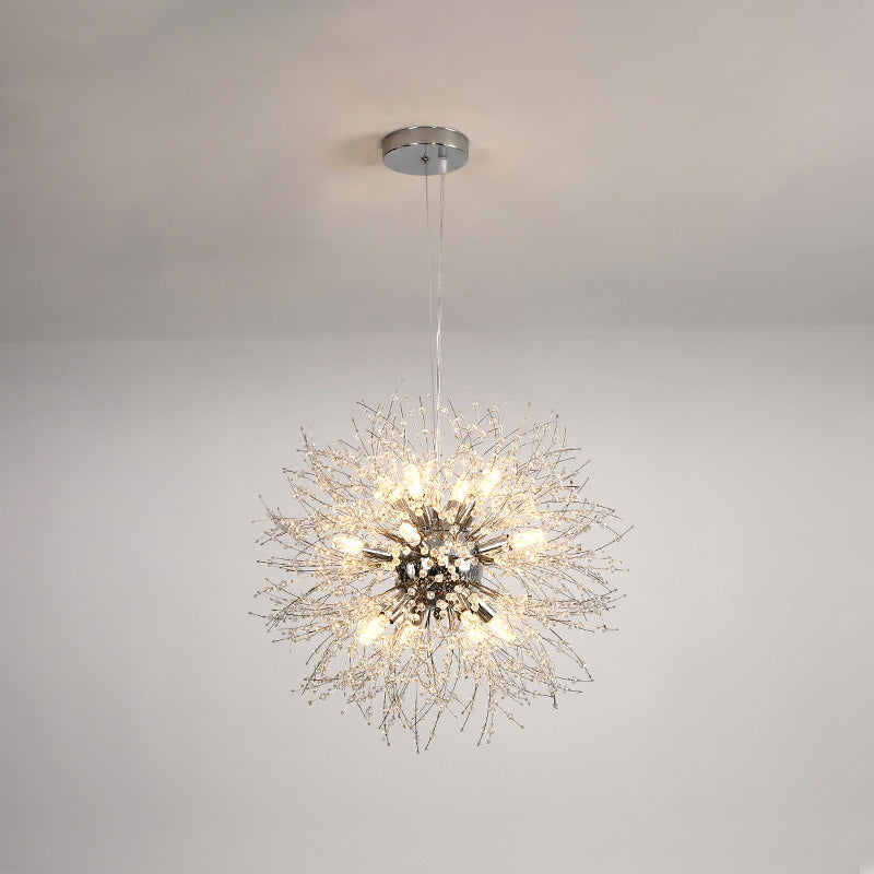 Crystal Chandelier - Dandelion Sparkle