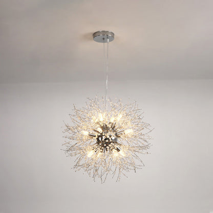 Crystal Chandelier - Dandelion Sparkle