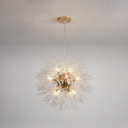 Crystal Chandelier - Dandelion Sparkle