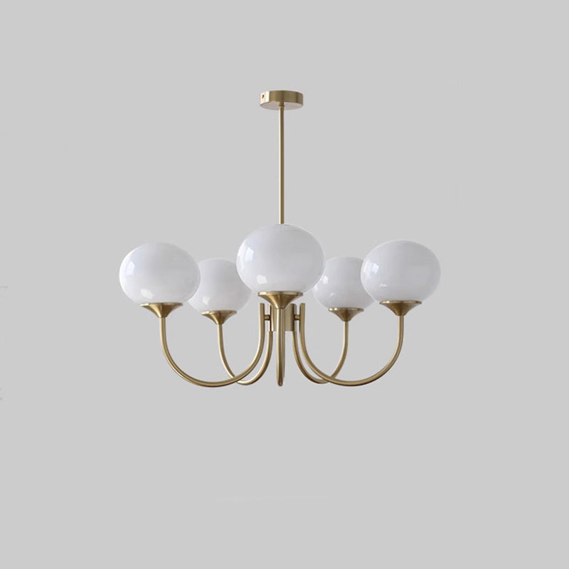 Pink Glass Bubble Chandelier - Glamour Rose
