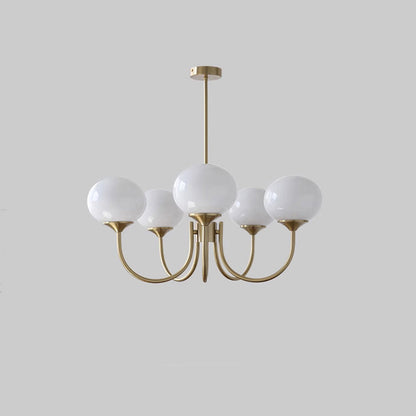 Pink Glass Bubble Chandelier - Glamour Rose