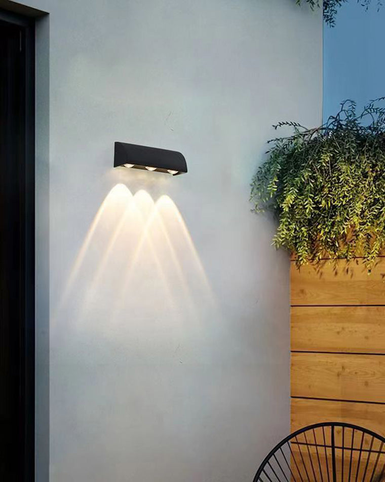 Applique Murale Extérieure Downlight Noire – Éclairage Minimaliste et Élégance Moderne