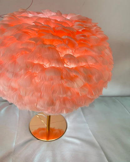Table Lamp - Globe Feather