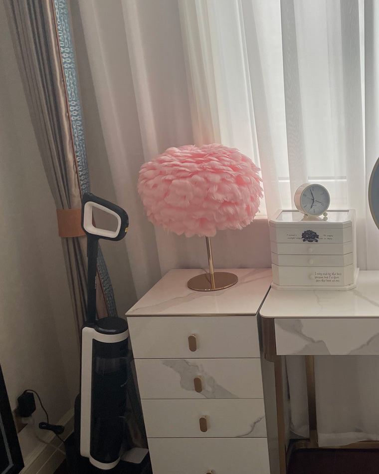 Table Lamp - Globe Feather