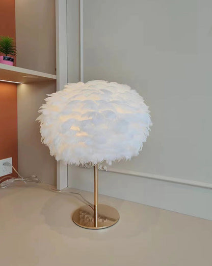 Table Lamp - Globe Feather