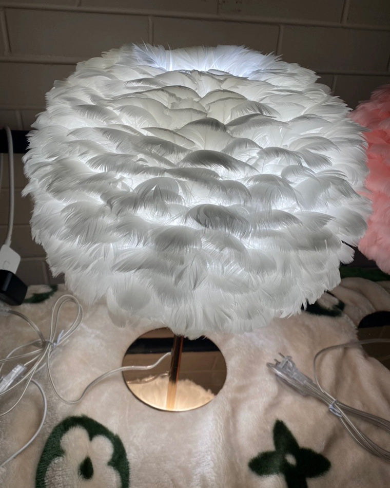 Table Lamp - Globe Feather