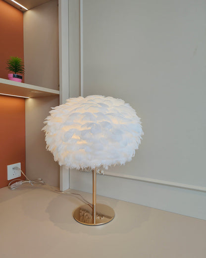 Table Lamp - Globe Feather