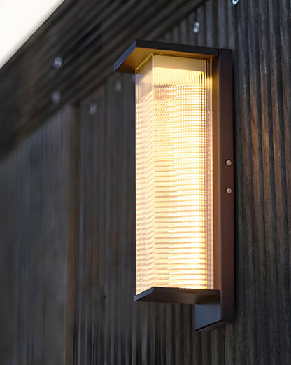 Black Eclipse Solar Sconce – Energy-Efficient Outdoor Wall Lighting
