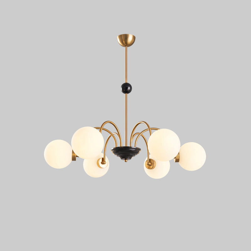 Opaline Orbit Chandelier