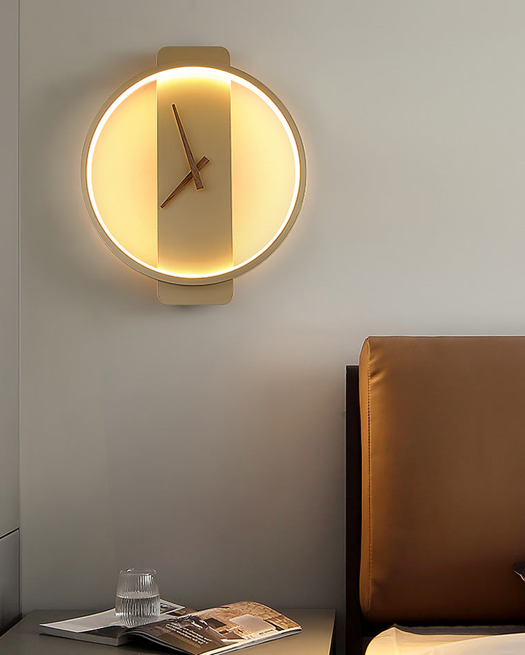 Wall Clock with LED Light