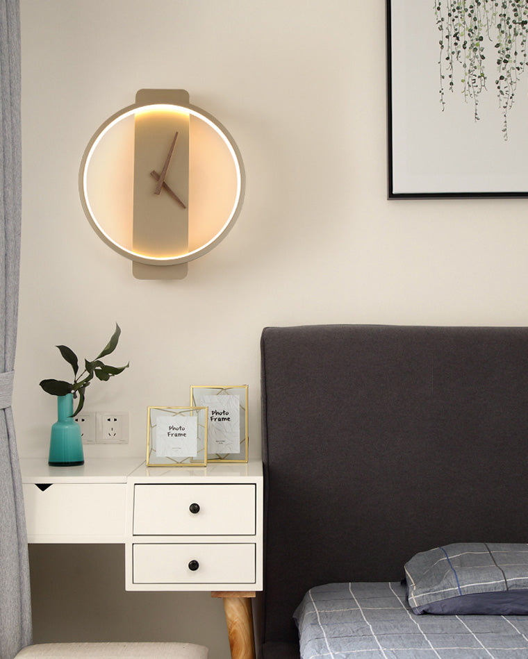 Wall Clock with LED Light