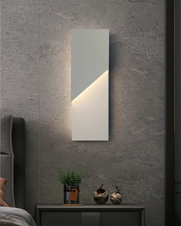 Rectangular Sculptural Wall Light