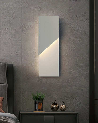 Rectangular Sculptural Wall Light