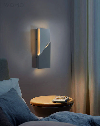 Rectangular Sculptural Wall Light