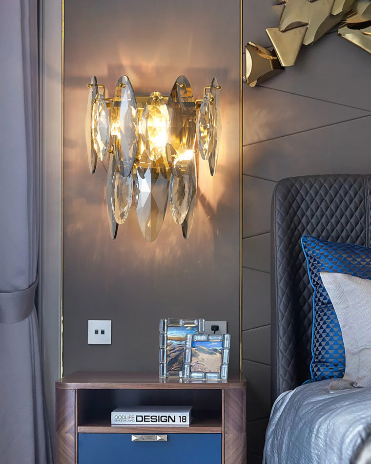 Applique Murale Cristal Élégance – Design Luxueux et Raffiné